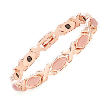 📢📢50 % DE RÉDUCTION !! ⏰Bracelet magnétique Croix et Œil-de-chat