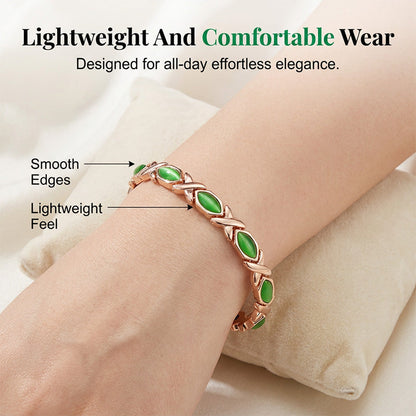 📢📢50 % DE RÉDUCTION !! ⏰Bracelet magnétique Croix et Œil-de-chat