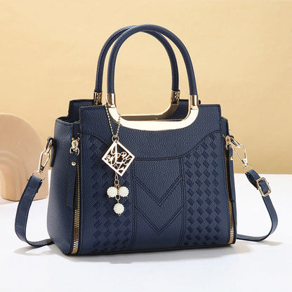 📢📢50 % DE RÉDUCTION !! ⏰Sac À Main Femme Élégant – Poignées & Bandoulière, Cuir PU, Texture Coutures en V, 8 Couleurs, Organisation Intelligente ✨