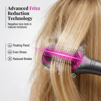 💇‍♀️ 50% DE RÉDUCTION ⏰ Brosse soufflante 3-en-1 – Sèche, lisse & coiffe en un seul appareil – Idéale pour un brushing rapide à la maison – gain de temps et résultat professionnel ✨🌀🌿
