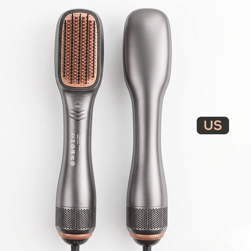 💇‍♀️ 50% DE RÉDUCTION ⏰ Brosse soufflante 3-en-1 – Sèche, lisse & coiffe en un seul appareil – Idéale pour un brushing rapide à la maison – gain de temps et résultat professionnel ✨🌀🌿