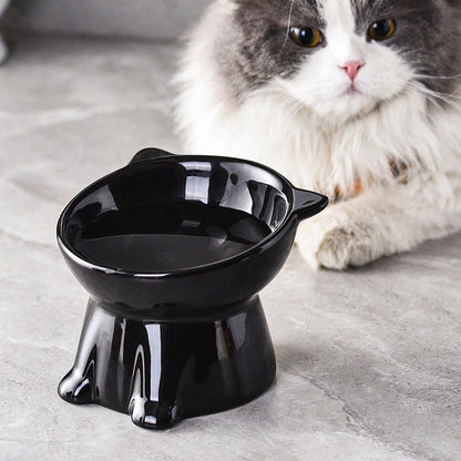 📢📢50 % DE RÉDUCTION !! ⏰ Gamelle surélevée ergonomique en plastique pour chat