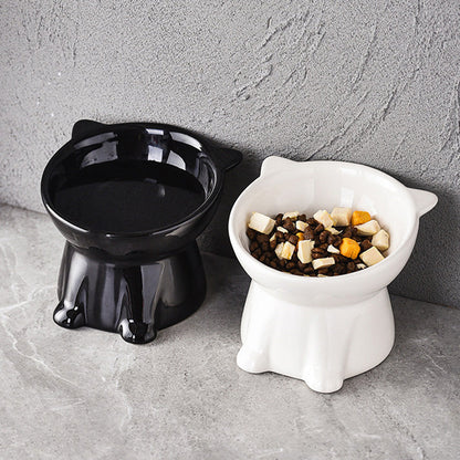 📢📢50 % DE RÉDUCTION !! ⏰ Gamelle surélevée ergonomique en plastique pour chat