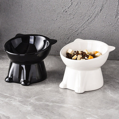 📢📢50 % DE RÉDUCTION !! ⏰ Gamelle surélevée ergonomique en plastique pour chat