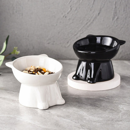 📢📢50 % DE RÉDUCTION !! ⏰ Gamelle surélevée ergonomique en plastique pour chat