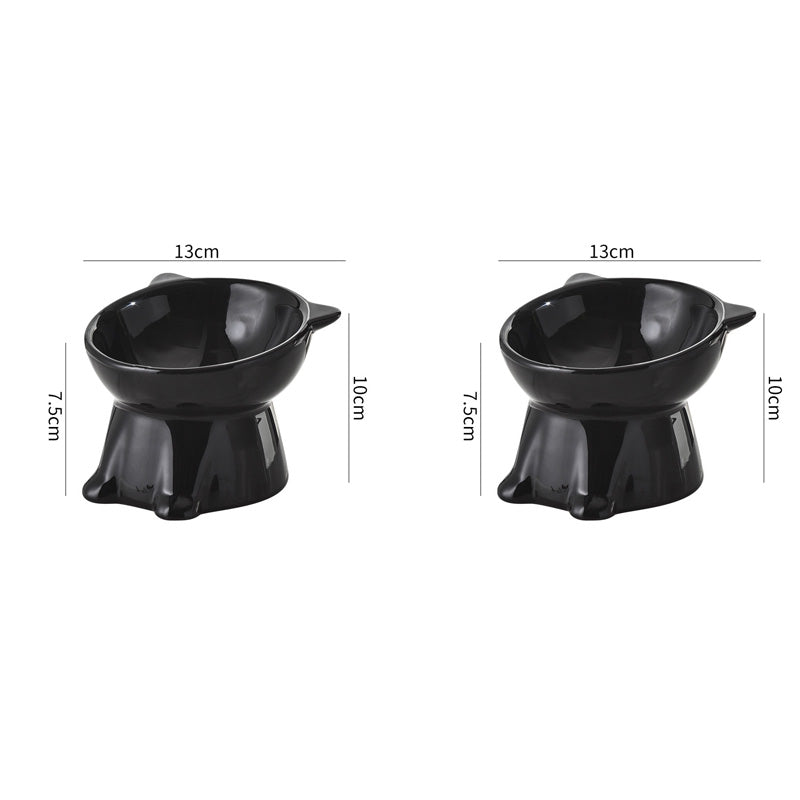 📢📢50 % DE RÉDUCTION !! ⏰ Gamelle surélevée ergonomique en plastique pour chat