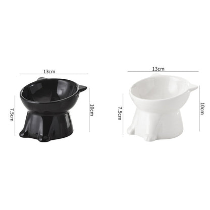 📢📢50 % DE RÉDUCTION !! ⏰ Gamelle surélevée ergonomique en plastique pour chat
