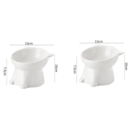 📢📢50 % DE RÉDUCTION !! ⏰ Gamelle surélevée ergonomique en plastique pour chat