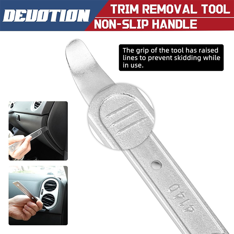 📢📢40 % DE RÉDUCTION !! ⏰Outil de dégarnissage auto – Bords extra‑fins, acier durable, prise antidérapante 🚗