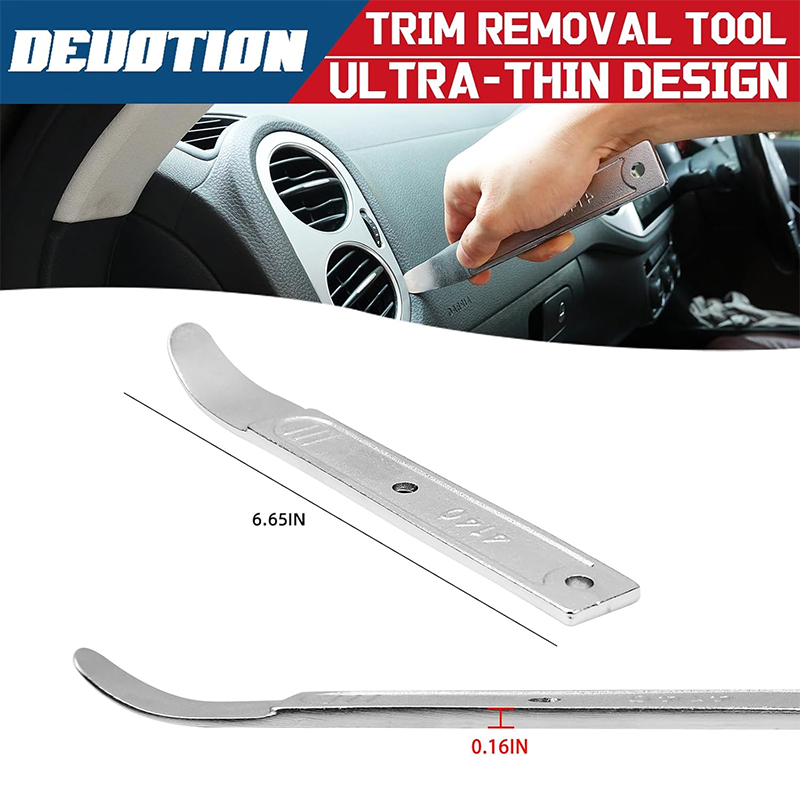 📢📢40 % DE RÉDUCTION !! ⏰Outil de dégarnissage auto – Bords extra‑fins, acier durable, prise antidérapante 🚗