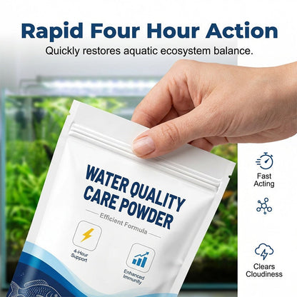 🐟🛒 -50% ! 💧Poudre Clarifiante pour Eau d’Aquarium – Action Rapide 4h, Sans Danger & Polyvalente