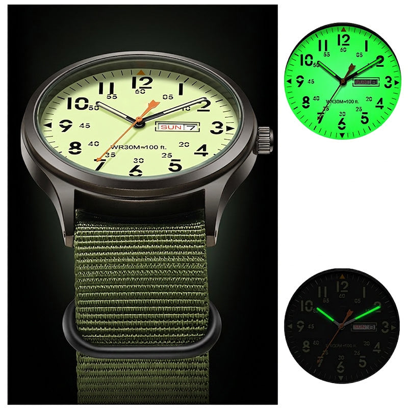 🎉 OFFRE LIMITÉE 50% DE RÉDUCTION ! ⌚ Montre à Quartz pour Homme – Double Affichage Lumineux, Résistante à l'Eau 30M & Fenêtre Date – Style et fonctionnalité au poignet 🕶️