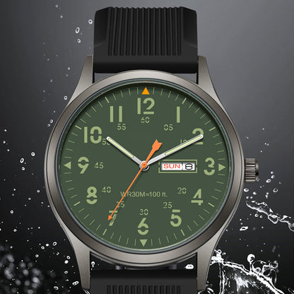 🎉 OFFRE LIMITÉE 50% DE RÉDUCTION ! ⌚ Montre à Quartz pour Homme – Double Affichage Lumineux, Résistante à l'Eau 30M & Fenêtre Date – Style et fonctionnalité au poignet 🕶️