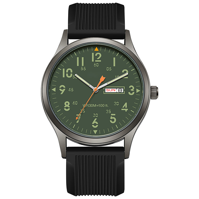 🎉 OFFRE LIMITÉE 50% DE RÉDUCTION ! ⌚ Montre à Quartz pour Homme – Double Affichage Lumineux, Résistante à l'Eau 30M & Fenêtre Date – Style et fonctionnalité au poignet 🕶️
