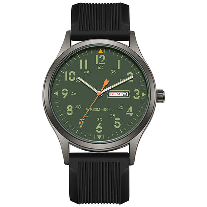🎉 OFFRE LIMITÉE 50% DE RÉDUCTION ! ⌚ Montre à Quartz pour Homme – Double Affichage Lumineux, Résistante à l'Eau 30M & Fenêtre Date – Style et fonctionnalité au poignet 🕶️
