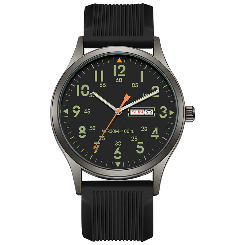 🎉 OFFRE LIMITÉE 50% DE RÉDUCTION ! ⌚ Montre à Quartz pour Homme – Double Affichage Lumineux, Résistante à l'Eau 30M & Fenêtre Date – Style et fonctionnalité au poignet 🕶️