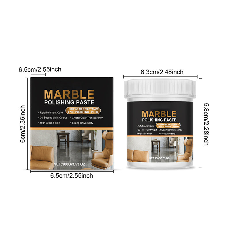 🥳 PLUS DE 50000 EXEMPLAIRES VENDUS ! 🔥 50 % DE RÉDUCTION ! ✨Pâte à polir marbre :  Efface rayures, fait briller le marbre en 2 min. Résultat pro garanti. 👉