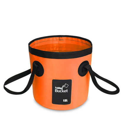 🐠 50% DE RÉDUCTION ! 🪣 Seau Pliant Portable Camping & Pêche – PVC 500D – 12 L / 20 L – Imperméable & Léger for Plein Air