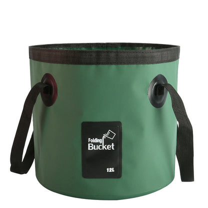 🐠 50% DE RÉDUCTION ! 🪣 Seau Pliant Portable Camping & Pêche – PVC 500D – 12 L / 20 L – Imperméable & Léger for Plein Air