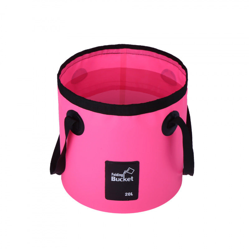 🐠 50% DE RÉDUCTION ! 🪣 Seau Pliant Portable Camping & Pêche – PVC 500D – 12 L / 20 L – Imperméable & Léger for Plein Air