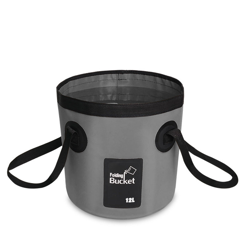 🐠 50% DE RÉDUCTION ! 🪣 Seau Pliant Portable Camping & Pêche – PVC 500D – 12 L / 20 L – Imperméable & Léger for Plein Air