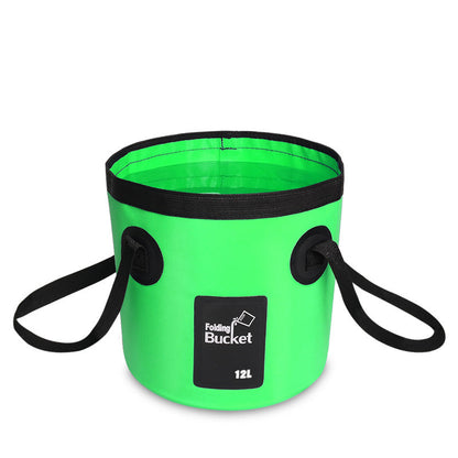 🐠 50% DE RÉDUCTION ! 🪣 Seau Pliant Portable Camping & Pêche – PVC 500D – 12 L / 20 L – Imperméable & Léger for Plein Air