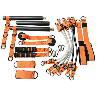 💪Kit Barre Pilates Portable avec 6 Bandes de Résistance