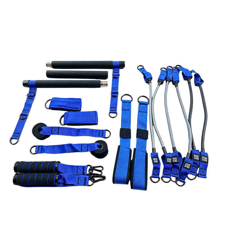 💪Kit Barre Pilates Portable avec 6 Bandes de Résistance