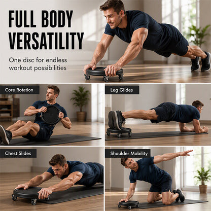 💪 50% DE RÉDUCTION! 🏋️ Disque Rouleau Abdominal avec Tapis de Genoux – Stabilité, confort & renforcement – Idéal pour des abdominaux efficaces à la maison ✨
