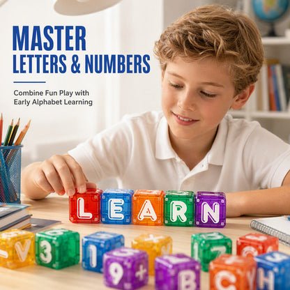 Blocs magnétiques alphabet et chiffres pour enfants