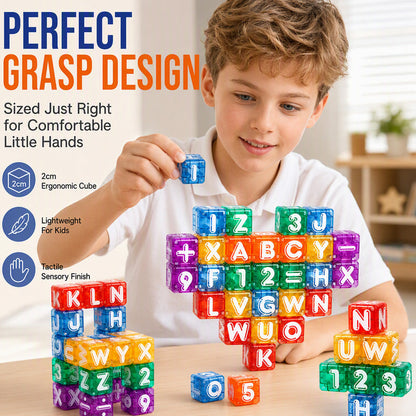 Blocs magnétiques alphabet et chiffres pour enfants