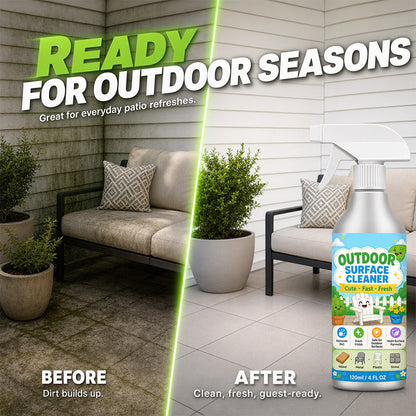 🧼 ACHETEZ 2, OBTENEZ 1 GRATUIT (Équivalent -50%) ! 🏠 Nettoyant Multi-Surfaces pour Terrasse – 120 ml – Spray & Essuyage pour Pierre, Bois & Carrelage Extérieur 🌿