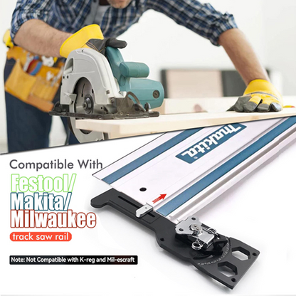 📐 -50% ! 🔨 Guide de Scie sur Rail à Angle de Précision – Alliage Aluminium – Positions Degrés Marquées & Corps Rigide pour Menuiserie