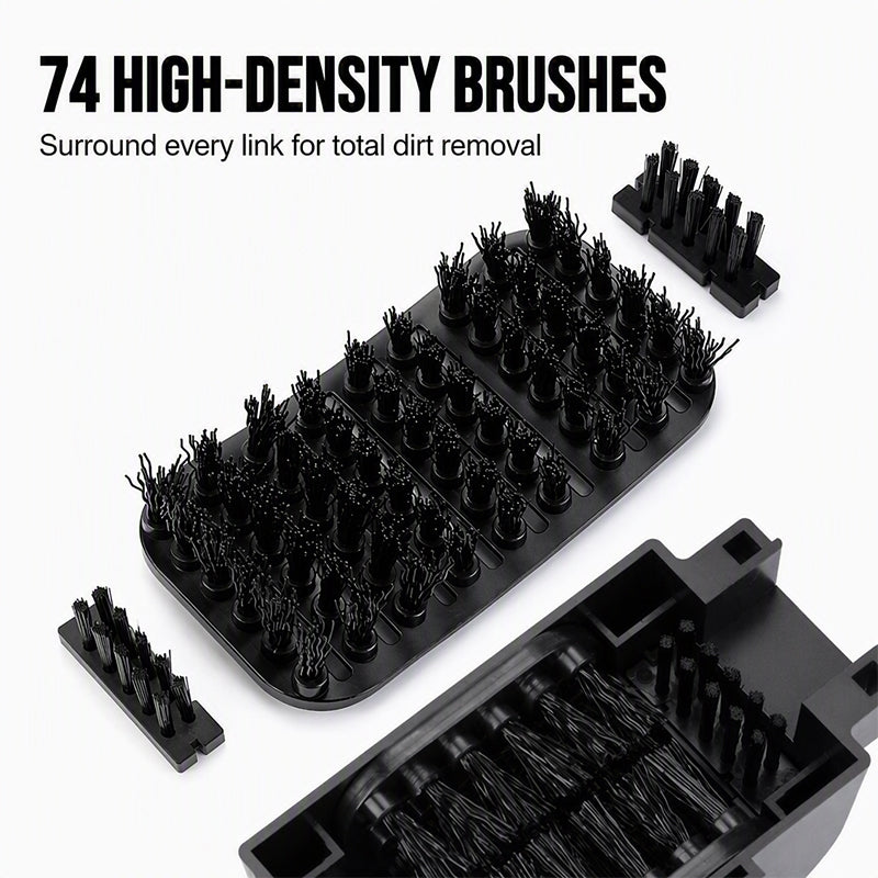 🚴 50% REMISE ! 🔥 Deep Clean Chain Washer – 74 Brosses Haute Densité – Nettoyage Pro & Rapide pour VTT, Vélo Route & Vélo Électrique 🔧
