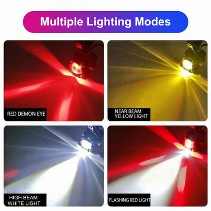🎉 Soldes 2026 — Plus de 40 000 exemplaires vendus ! 🏍️ Projecteurs LED universels pour moto – Double faisceau et étanches par tous les temps 💡
