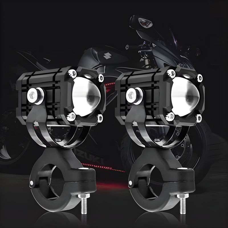 🎉 Soldes 2026 — Plus de 40 000 exemplaires vendus ! 🏍️ Projecteurs LED universels pour moto – Double faisceau et étanches par tous les temps 💡