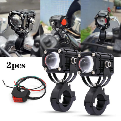 🎉 Soldes 2026 — Plus de 40 000 exemplaires vendus ! 🏍️ Projecteurs LED universels pour moto – Double faisceau et étanches par tous les temps 💡