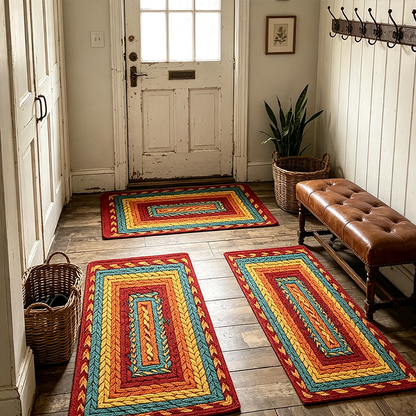 🌟🛍️ -60% ! 🏡Tapis de Couloir Tissé Élégant – Antidérapant, Absorption Rapide & Finition Artisanale Premium.