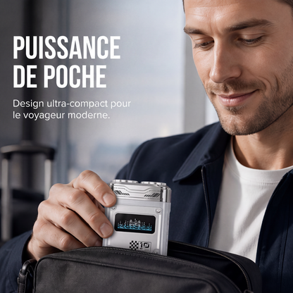 ⚡ Rasoir électrique portable pour homme – Compact, puissant et adapté aux voyages pour un rasage lisse où que vous soyez ✨🧔