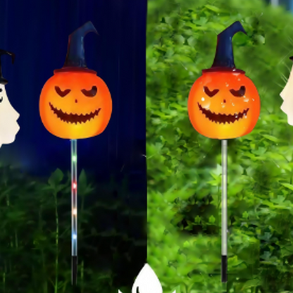 🎃 50 % DE RÉDUCTION MAINTENANT ! 🕷️ Guirlandes lumineuses solaires citrouille – Étanche, allumage/extinction automatique et décoration d'Halloween effrayante 👻