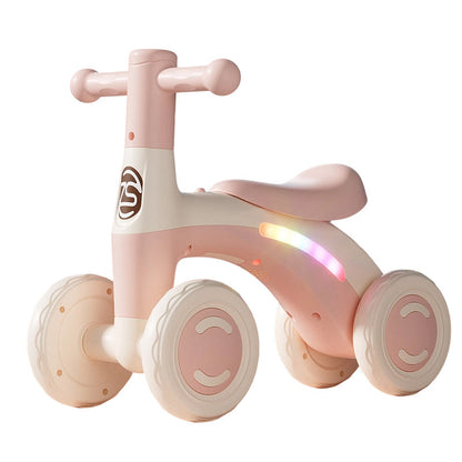 🚲🎵 Draisienne pour bébés et tout-petits – 4 roues stabilisatrices, LED & musique, 14 à 54 mois, le vélo d’éveil qui accompagne les premiers pas et les premières balades en toute sécurité 🌈👶