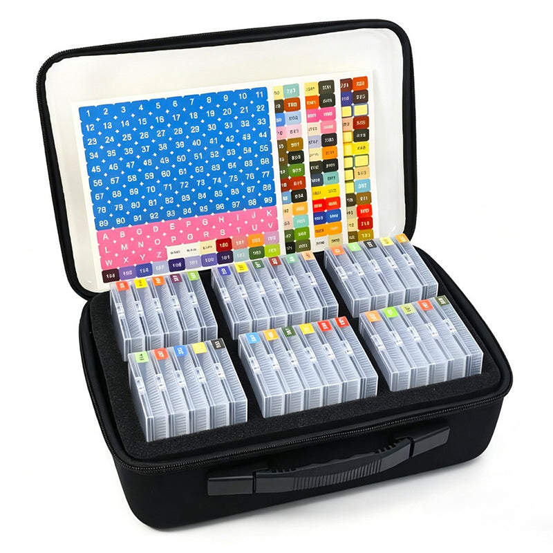 📢📢50% OFF !!⏰Boîte de Rangement pour Accessoires Diamond Art avec Compartiments Intérieurs Sans Bord