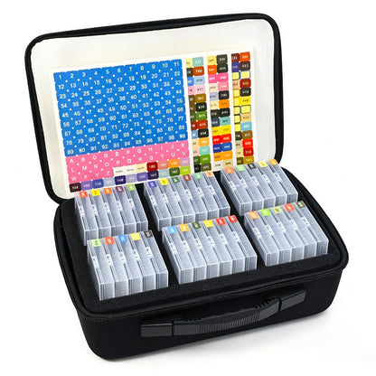 📢📢50% OFF !!⏰Boîte de Rangement pour Accessoires Diamond Art avec Compartiments Intérieurs Sans Bord