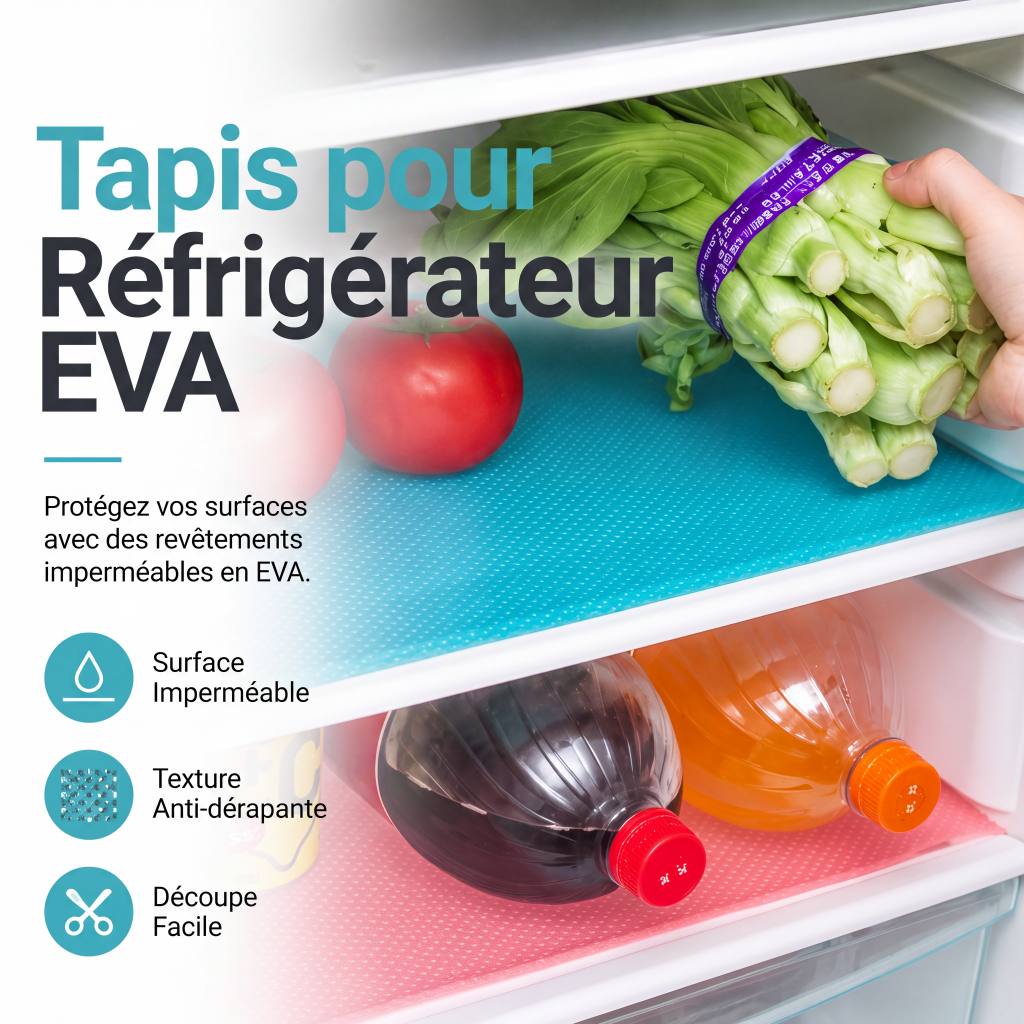 🎉 2026 Vente — Plus de 26 800 vendus!🧊 Tapis Imperméables pour Étagères de Réfrigérateur