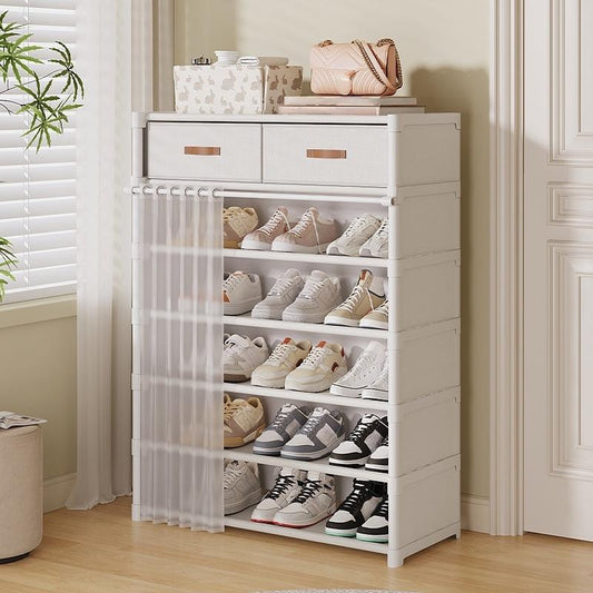 💯Étagère à Chaussures Anti-Poussière Multi-Niveaux