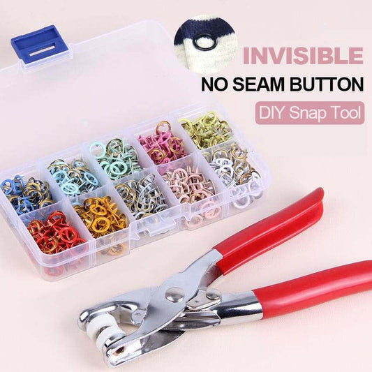 🧵 PROMO LIMITÉE 50% DE RÉDUCTION ! ✨ Kit boutons pression DIY – Coloré, Solide, Polyvalent 🍂